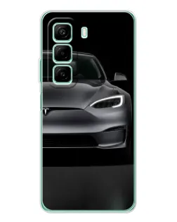 Чехол для Infinix Hot 50 с картинкой «Tesla Model S Look»