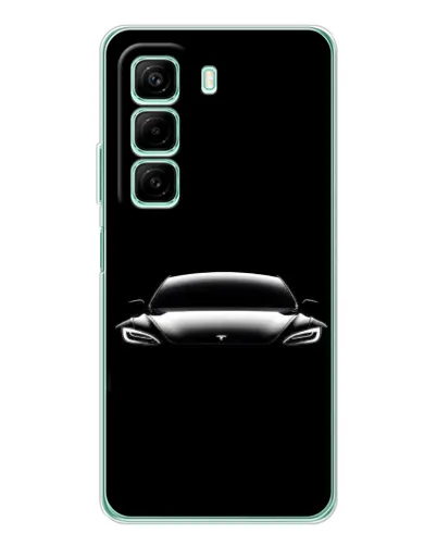 Чехол для Infinix Hot 50 с картинкой «Фары Tesla Night» Чехол для Infinix Hot 50 с картинкой «Фары Tesla Night»