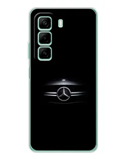 Чехол для Infinix Hot 50 с картинкой «Mercedes — абстрактные линии»
