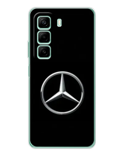 Чехол для Infinix Hot 50 с картинкой «Mercedes классический лого»
