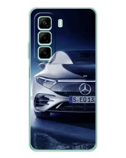 Чехол для Infinix Hot 50 с картинкой «Mercedes EQ — будущее»