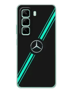 Чохол для Infinix Hot 50 з картинкою «Спортивні лінії Mercedes» Чохол для Infinix Hot 50 з картинкою «Спортивні лінії Mercedes»