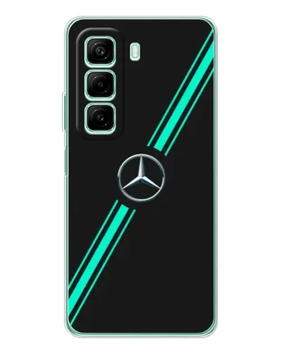 Чохол для Infinix Hot 50 з картинкою «Спортивні лінії Mercedes» Чохол для Infinix Hot 50 з картинкою «Спортивні лінії Mercedes»