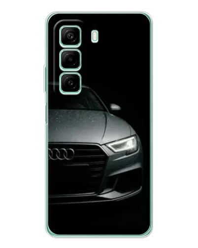 Чехол для Infinix Hot 50 с картинкой «Audi — детализация кузова»