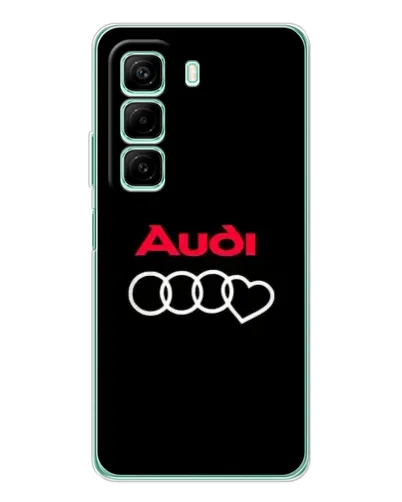 Чехол для Infinix Hot 50 с картинкой «Логотип Audi Heart»