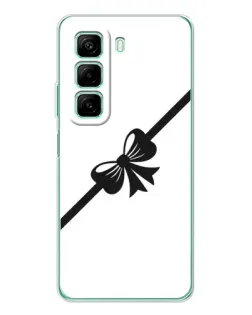 Чехол для Infinix Hot 50 с картинкой «Диагональный бант»