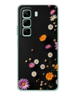 Чехол для Infinix Hot 50 с картинкой «Цветочная композиция»