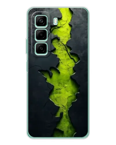 Чехол для Infinix Hot 50 с картинкой «Салатовый разлом скалы» Чехол для Infinix Hot 50 с картинкой «Салатовый разлом скалы»