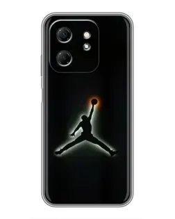 Чехол для Infinix Hot 50i с картинкой «Jordan Gradient Logo» Чехол для Infinix Hot 50i с картинкой «Jordan Gradient Logo»