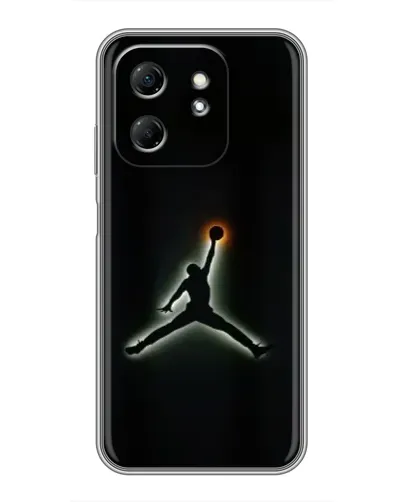 Чехол для Infinix Hot 50i с картинкой «Jordan Gradient Logo» Чехол для Infinix Hot 50i с картинкой «Jordan Gradient Logo»
