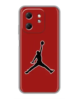 Чехол для Infinix Hot 50i с картинкой «Jordan Red Back»