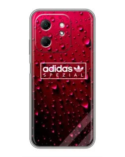 Чехол для Infinix Hot 50i с картинкой «Adidas Gold Marble»