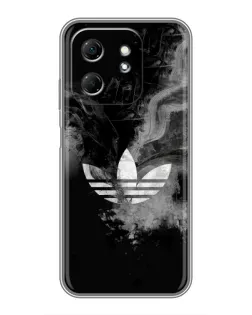 Чехол для Infinix Hot 50i с картинкой «Абстрактный дым Adidas»