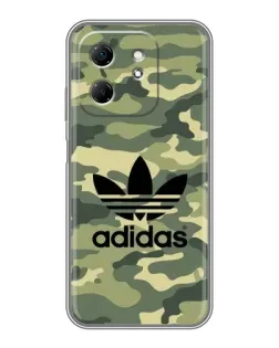 Чехол для Infinix Hot 50i с картинкой «Милитари стиль Adidas»