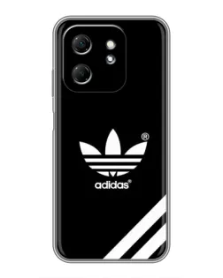 Чехол для Infinix Hot 50i с картинкой «Adidas с диагональными полосами»