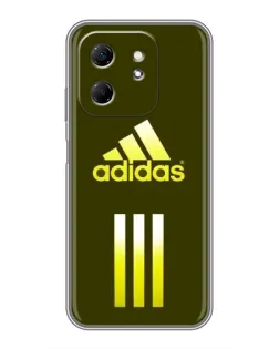 Чехол для Infinix Hot 50i с картинкой «Оливковый градиент Adidas»