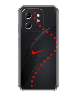 Чехол для Infinix Hot 50i с картинкой «Абстрактный дизайн Nike»