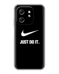 Чехол для Infinix Hot 50i с картинкой «Классический принт Nike»