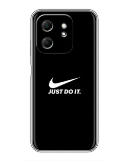 Чехол для Infinix Hot 50i с картинкой «Минимализм от Nike»