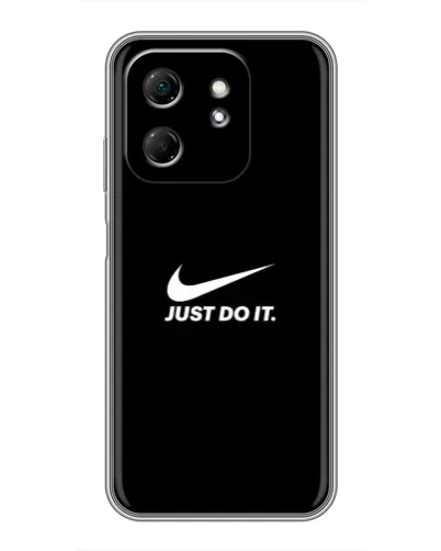 Чехол для Infinix Hot 50i с картинкой «Минимализм от Nike»