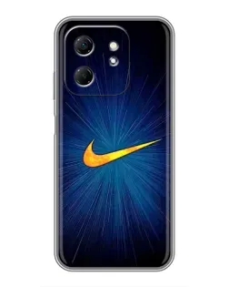 Чохол для Infinix Hot 50i з картинкою «Синій пульс Nike»