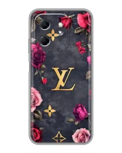 Чехол для Infinix Hot 50i с картинкой «Цветочный Louis Vuitton» Чехол для Infinix Hot 50i с картинкой «Цветочный Louis Vuitton»
