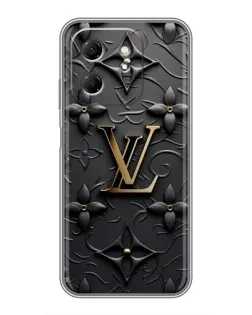 Чехол для Infinix Hot 50i с картинкой «Кожаная текстура LV»
