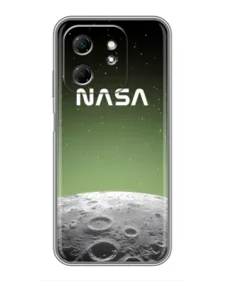 Чехол для Infinix Hot 50i с картинкой «NASA — лунный градиент»