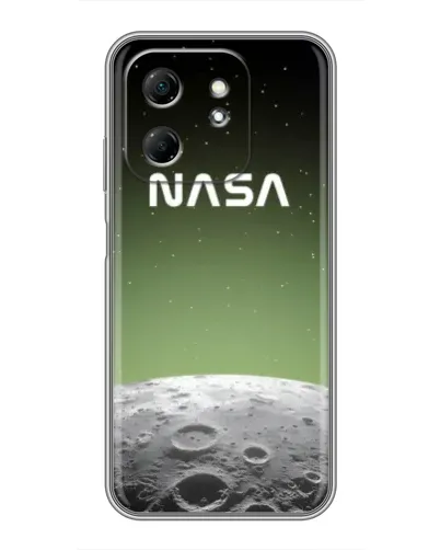 Чехол для Infinix Hot 50i с картинкой «NASA — лунный градиент»