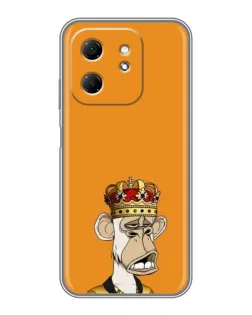 Чохол для Infinix Hot 50i з картинкою «Золота мавпа Bored Ape»