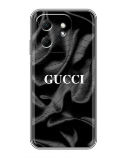 Чохол для Infinix Hot 50i з картинкою «Gucci — шовкові хвилі»