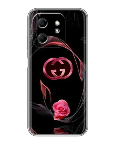 Чехол для Infinix Hot 50i с картинкой «Gucci — неоновая роза»