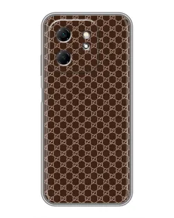 Чохол для Infinix Hot 50i з картинкою «Gucci — шоколадна сітка»