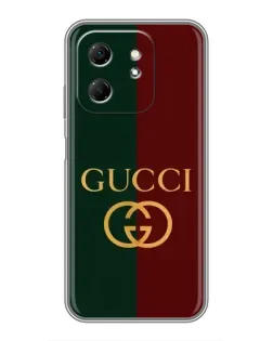 Чохол для Infinix Hot 50i з картинкою «Gucci — темно-зелений градієнт»