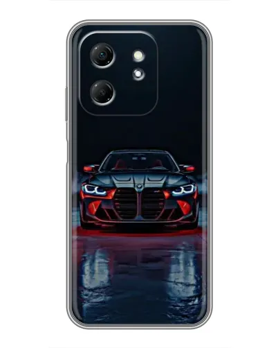Чехол для Infinix Hot 50i с картинкой «BMW на мокрой дороге» Чехол для Infinix Hot 50i с картинкой «BMW на мокрой дороге»