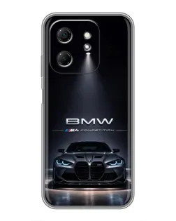 Чохол для Infinix Hot 50i з картинкою «BMW крізь нічне місто» Чохол для Infinix Hot 50i з картинкою «BMW крізь нічне місто»