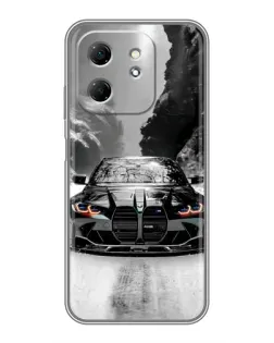 Чохол для Infinix Hot 50i з картинкою «BMW — акварельний дрифт» Чохол для Infinix Hot 50i з картинкою «BMW — акварельний дрифт»