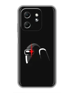 Чехол для Infinix Hot 50i с картинкой «Among Us шлем»