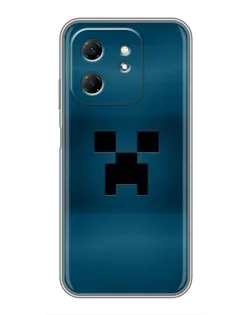 Чехол для Infinix Hot 50i с картинкой «Крипер текстура»