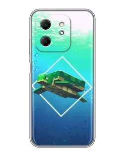 Чохол для Infinix Hot 50i з картинкою «Черепаха Minecraft» Чохол для Infinix Hot 50i з картинкою «Черепаха Minecraft»