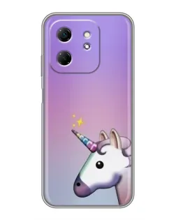 Чехол для Infinix Hot 50i с картинкой «Единорог градиент»