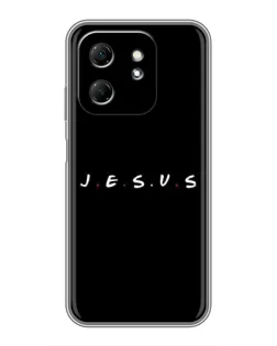 Чехол для Infinix Hot 50i с картинкой «Точки веры J.E.S.U.S.»