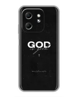 Чехол для Infinix Hot 50i с картинкой «GOD — Бог над всем»