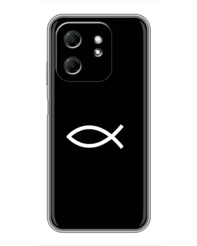 Чехол для Infinix Hot 50i с картинкой «Символ рыбы Jesus» Чехол для Infinix Hot 50i с картинкой «Символ рыбы Jesus»