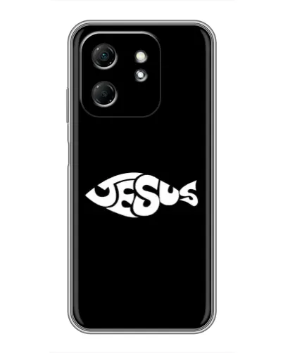 Чехол для Infinix Hot 50i с картинкой «Рыба Jesus» Чехол для Infinix Hot 50i с картинкой «Рыба Jesus»