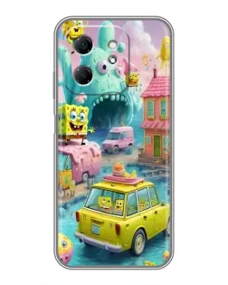 Чехол для Infinix Hot 50i с картинкой «Монстр-трак приключения»