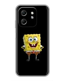 Чехол для Infinix Hot 50i с картинкой «Классический Губка Боб»