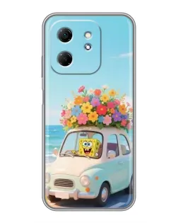 Чехол для Infinix Hot 50i с картинкой «Автомобильное путешествие»
