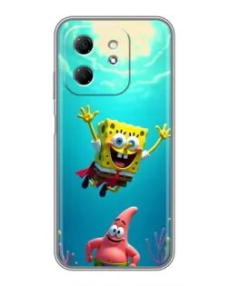 Чохол для Infinix Hot 50i з картинкою «Спанч Боб під водою» Чохол для Infinix Hot 50i з картинкою «Спанч Боб під водою»
