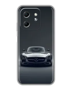 Чехол для Infinix Hot 50i с картинкой «Mercedes на черном»